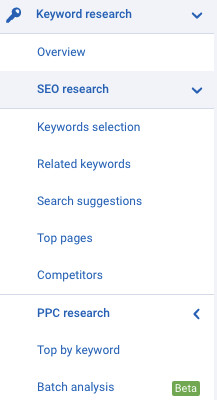 SEO Research tools - Serpstat review